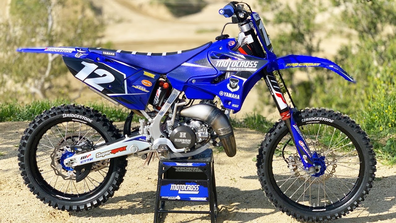 Реплика двухтактного мотоцикла Yamaha YZ125 Райана Виллопото — журнал Motocross Action