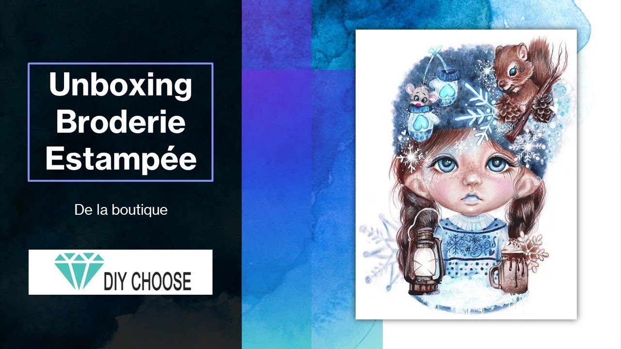 UNBOXING de la boutique DIY CHOOSE Spécial Broderie