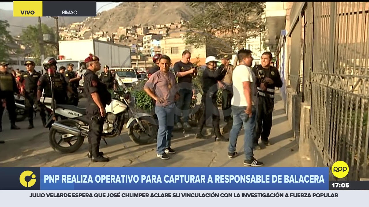 Policía capturó a sospechoso de matar a dos agentes en el Rímac