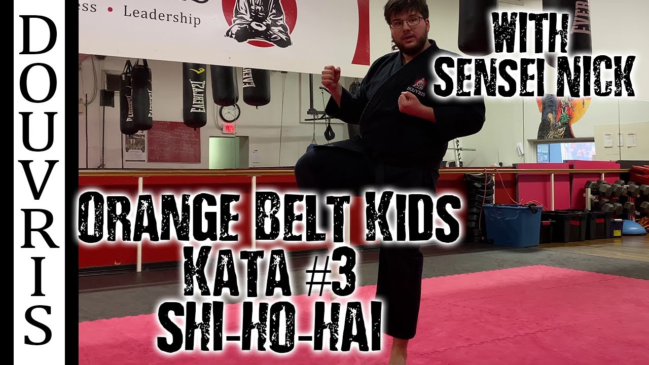 Orange Belt Kids Kata #3: Shi-Ho-Hai - DOUVRIS ORLEANS