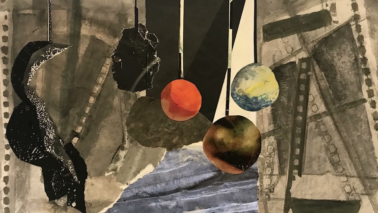 DYNAMIC EQUILIBRIUM -- collages by Sally Casper