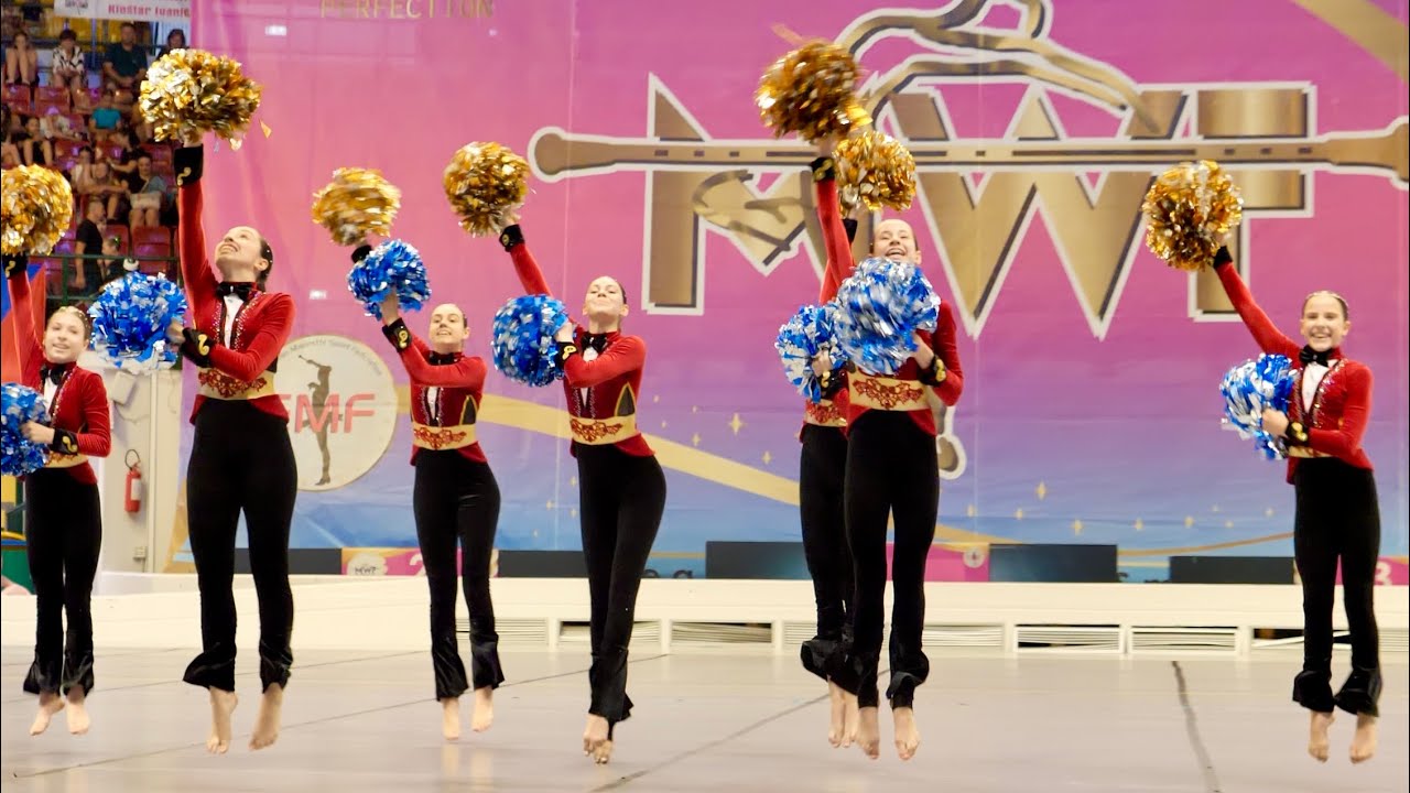 *LUCKY DANCE* -mini pom juniors -XX European Majorette Championship MWF Monza 2025
