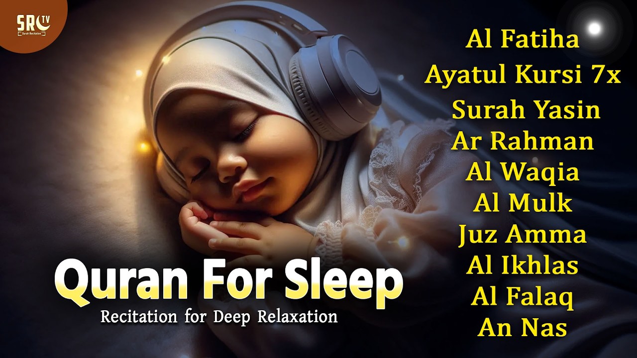 HOLY Quran BEFORE Restful Sleep |AlFatiha,Ayatul Kursi,ArRahman,AlMulk & Yasin | Alaa Aqel