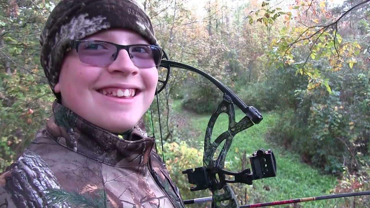 First deer with a bow!