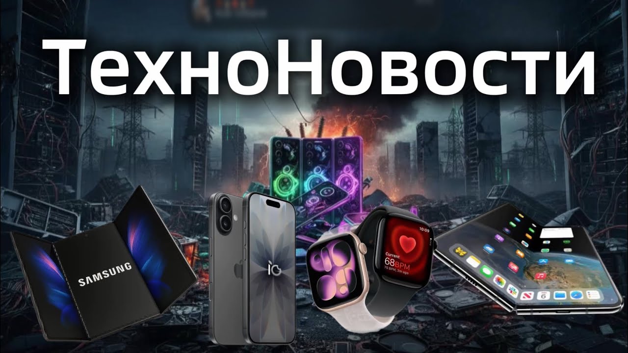 ТехноНовости Apple -iPhone Fold, iPhone 17, Apple Watch, ioS 26; Samsung Galaxy ZTrifold 