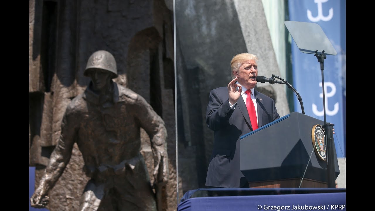 Wystąpienie Donalda Trumpa w Warszawie