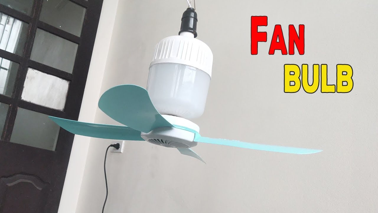 How To Make Ceiling Fan With Bright Lights From Old Led Bulb