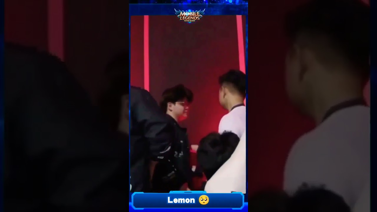Lemon langsung pergi dari stage #mpl #mobilelegends #mlbb #shorts