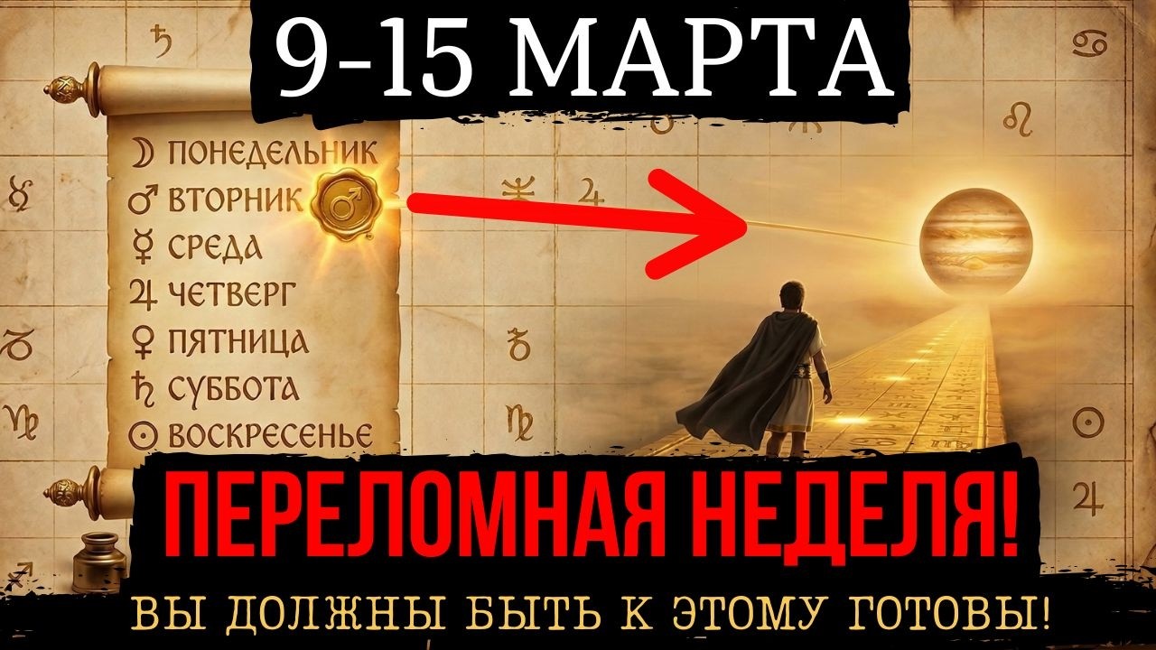 ВЫ ДОЛЖНЫ УЗНАТЬ ЭТО ДО ЗАВТРА! СРОЧНЫЕ ПРЕДУПРЕЖДЕНИЯ на РЕШАЮЩУЮ неделю МАРТА!