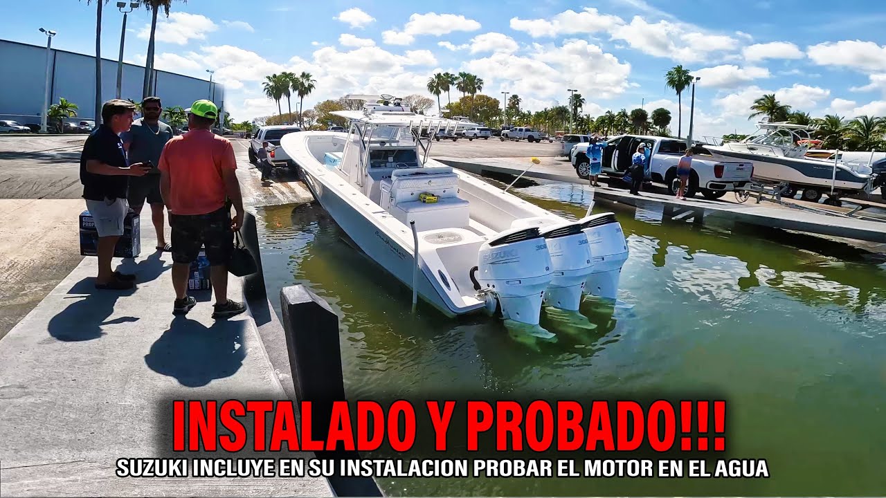 Si no se prueba no se sabe ⚓ Suzuki instala y te prueba el motor
