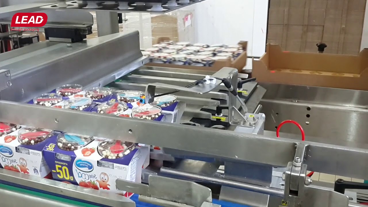 Complete Packing Line: Yogurt Cups in Carton