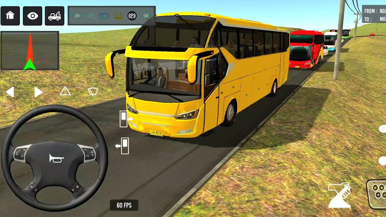 New Euro Coach Bus Driving 🚌😍 | Coach Bus Simulator Part 1 | Android Gameplay