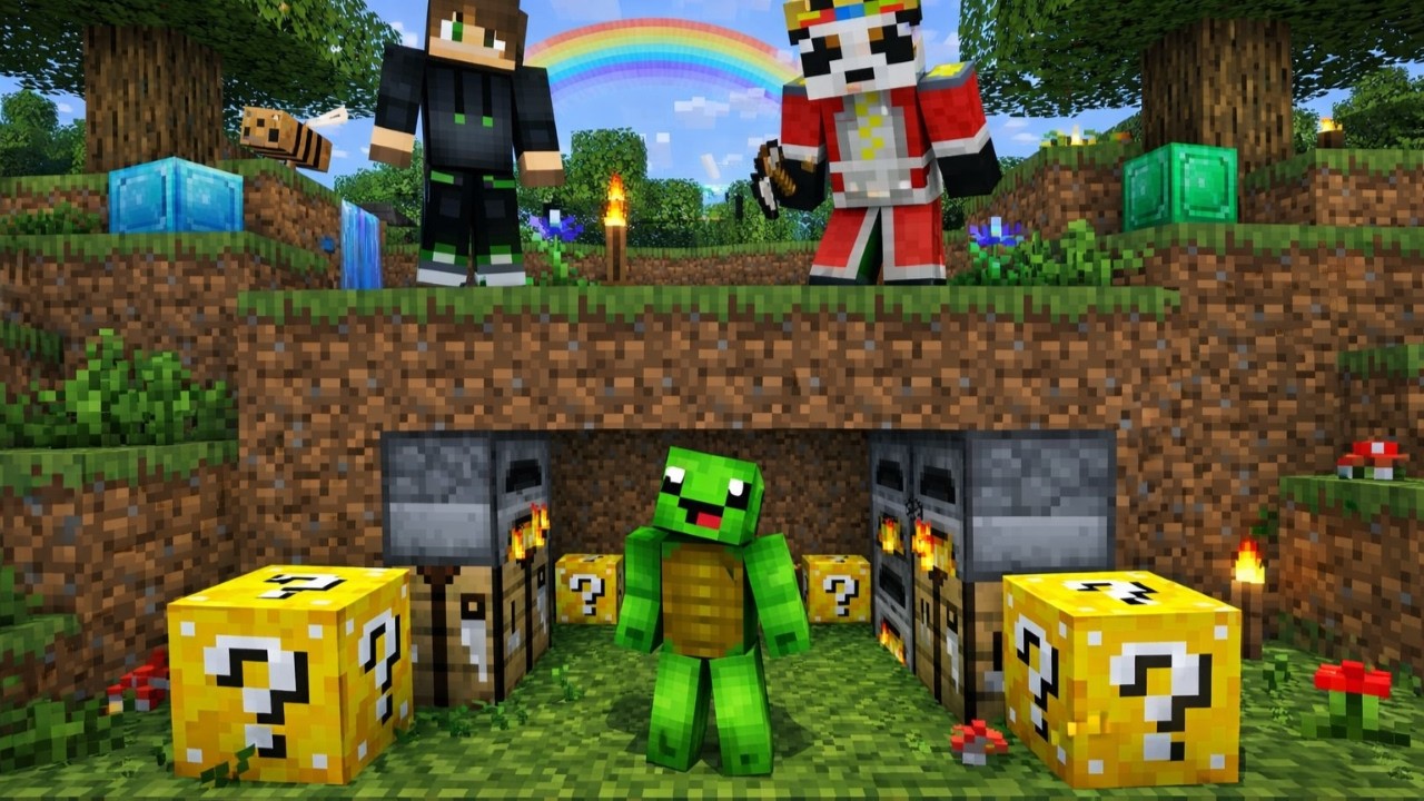MINECRAFT REVERSED MANHUNT? (LUCKY BLOCK EDITION)