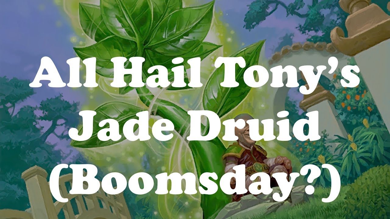Hearthstone [WILD] All Hail Tony's Jade Druid - A good counter to Combo Druid (1080p)