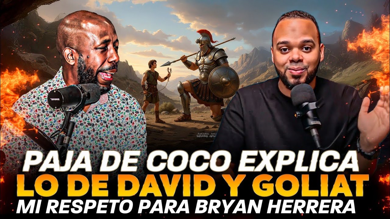 PAJA DE COCO EXPLICA EL TEMA DE DAVID Y GOLIAT/WESTER PAUL Y PAJA DE COCO 