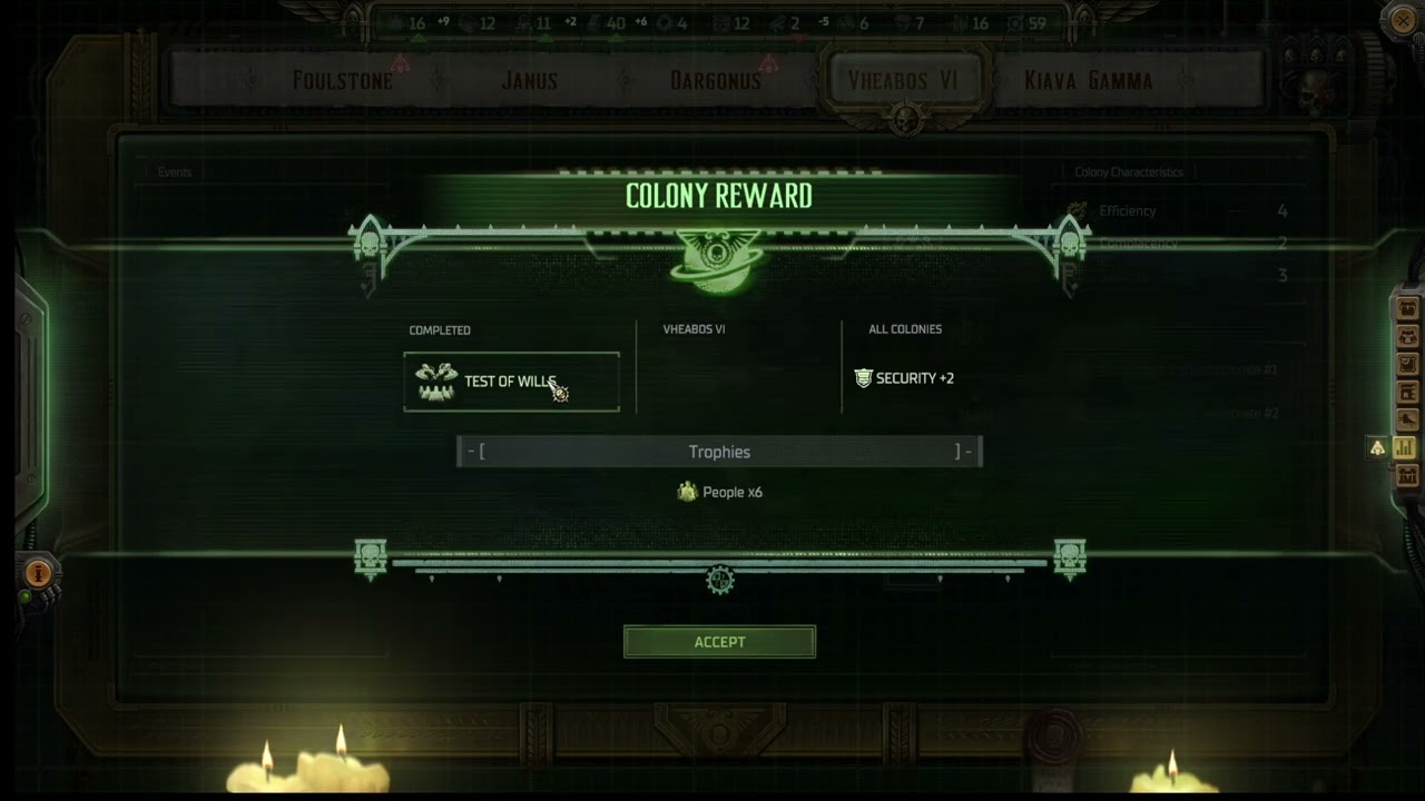 Dren608 Plays -  (WH40KRT) - Ep. 151 - Space Travel, Events colony, brink of battle