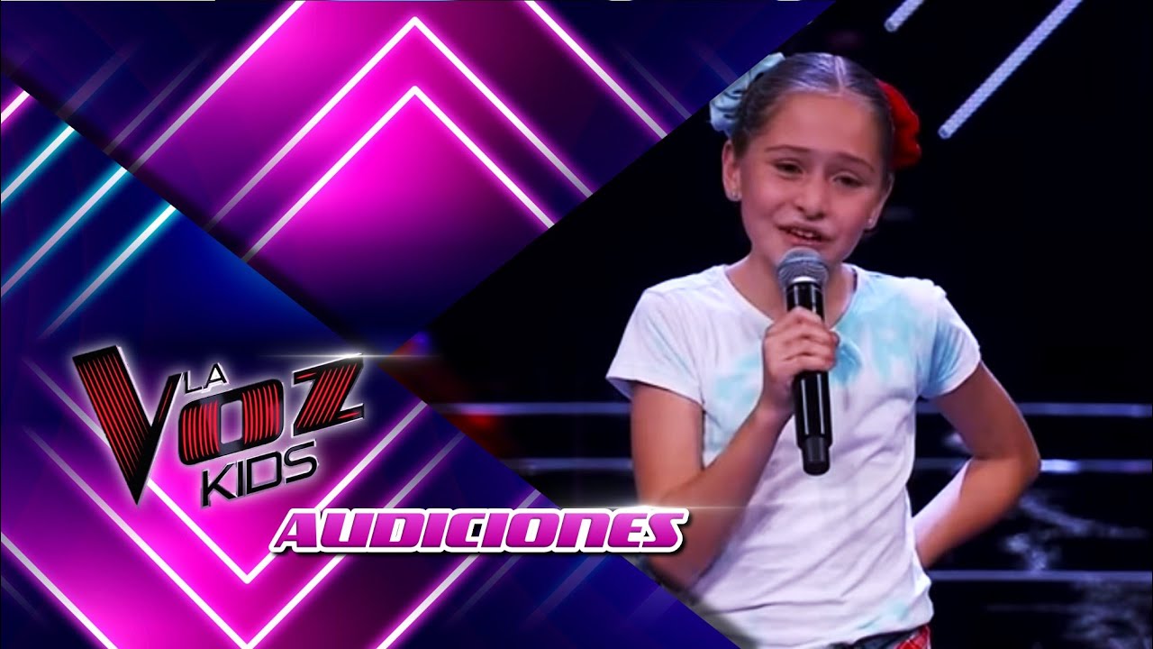 Renata Tello cautivó a nuestros coaches en el escenario. | La Voz Kids