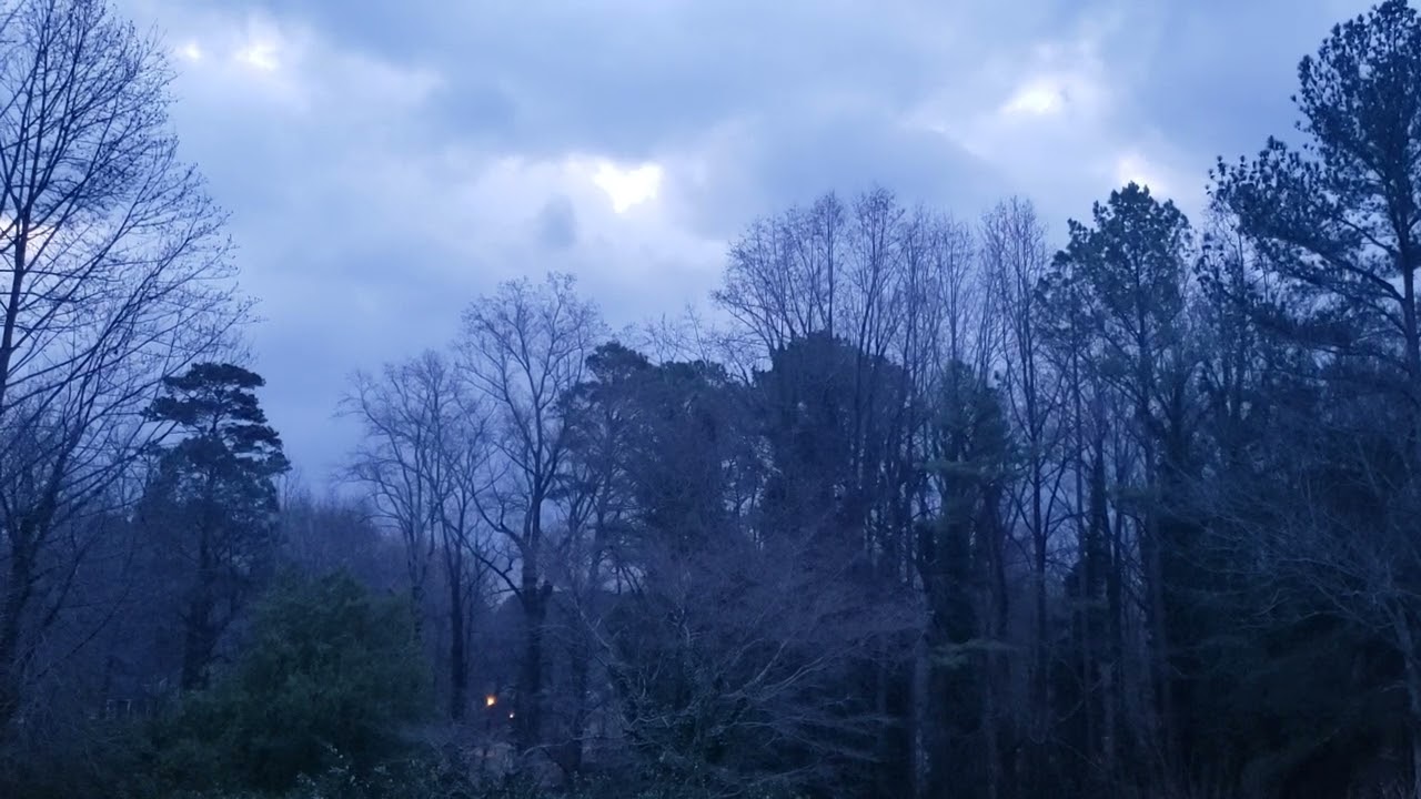 Feb 20, 2026. Early morning sights and sounds. Clouds, birds chirp.