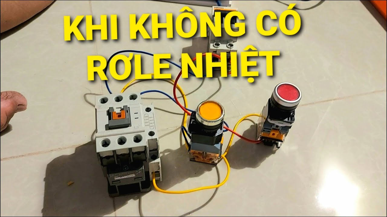 Không có rơle nhiệt lắp thế nào