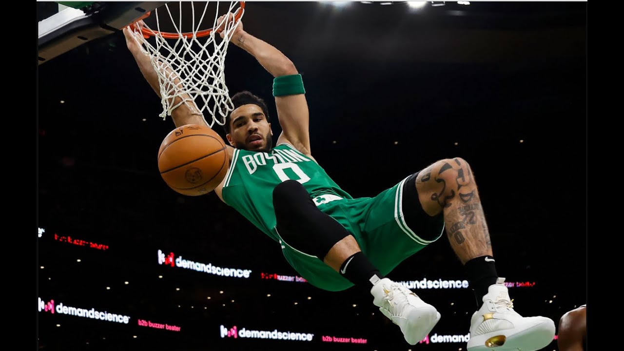 Jayson Tatum all dunks of his career so far (2017-2022)