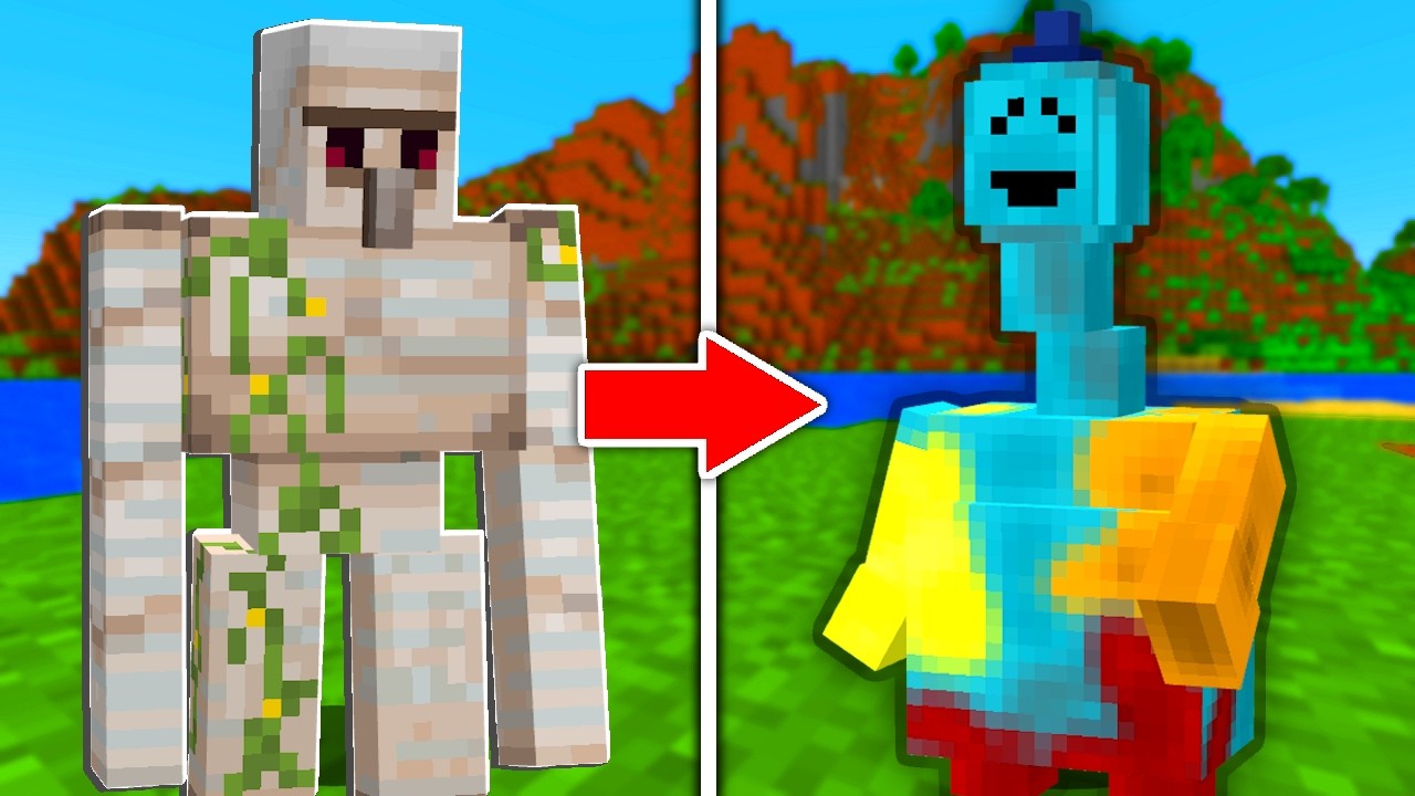 I remade every mob into Poppy Playtime in Minecraft
