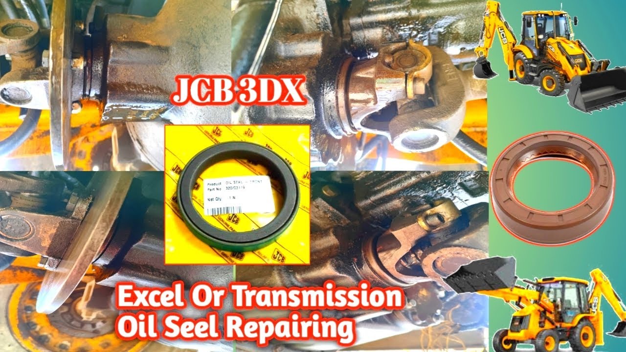 JCB 3DX Excel Or Transmission Oil Seel Repairing Service || KN Mechanic ||