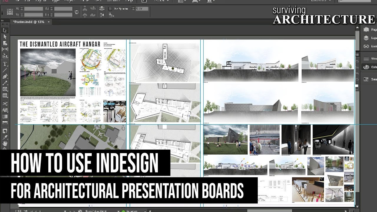Полное руководство по использованию InDesign для создания архитектурных презентационных досок