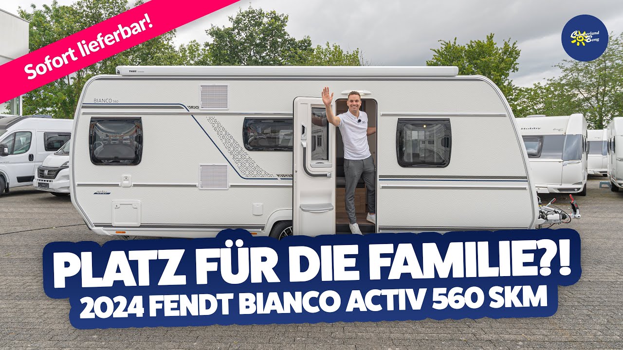 COOL!😍 2024 Fendt Bianco Activ 560 SKM | Caravan | Test & Kaufberatung - Camperland Bong