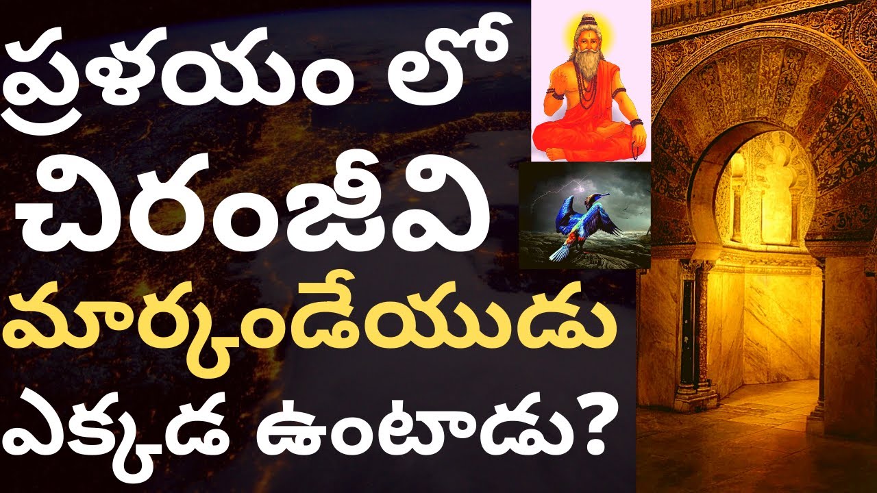 ప్రళయం లో చిరంజీవి మార్కండేయుడు ఎక్కడ ఉంటాడు? : అరణ్యపర్వం మహాభారతం   Ithihasam Videos Vatapatra sai