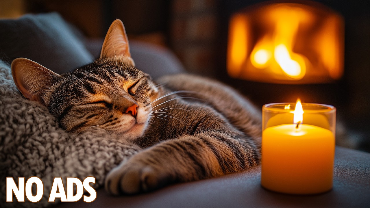 12 Часов Музыки для Снятия Стресса у Кошек 😻 Нежная Музыка для Сна и Уменьшения Тревоги Разлуки