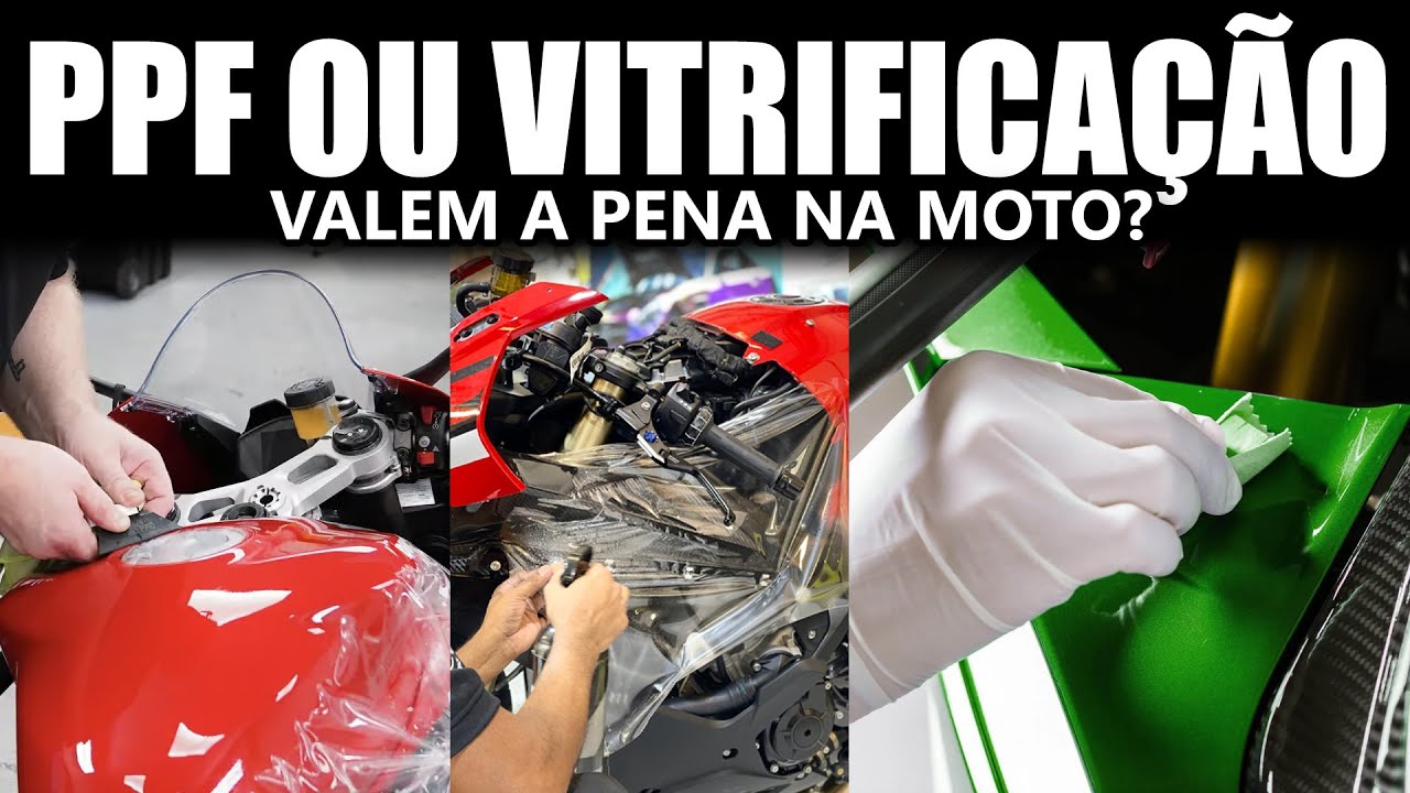 Será que vale a pena fazer vitrificação ou aplicar PPF na moto? [Estética automotiva]