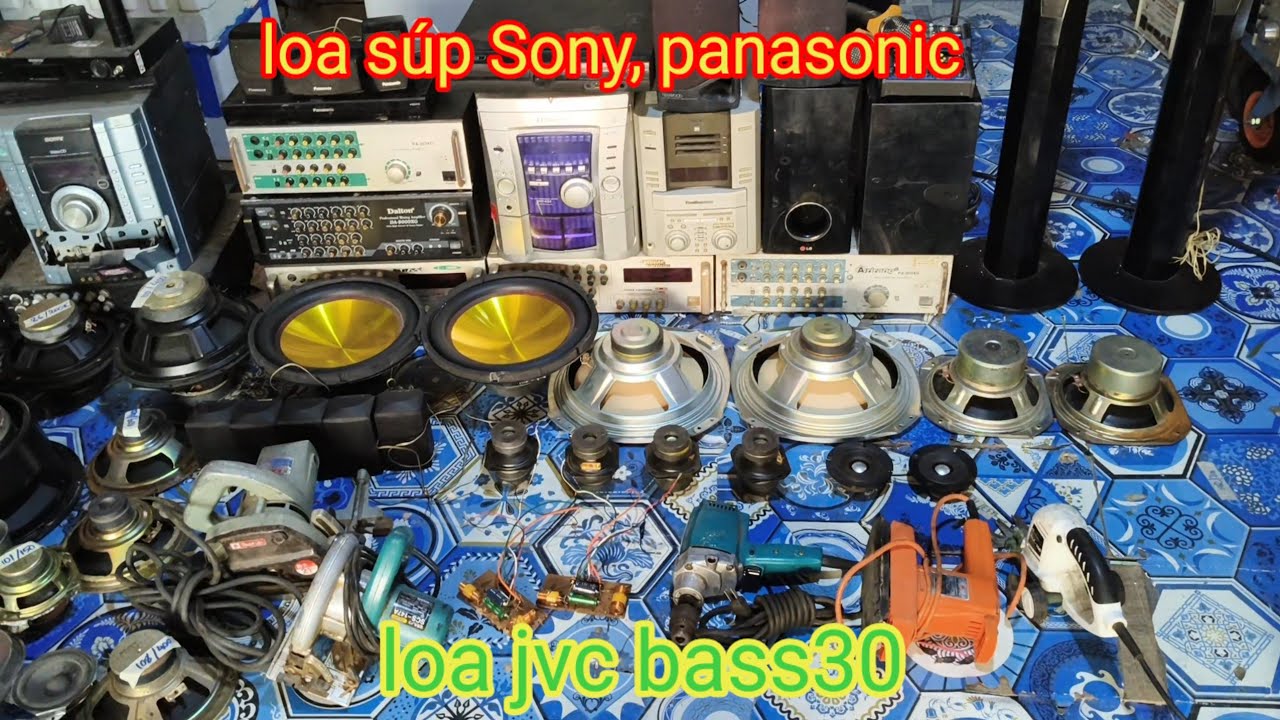 Bộ loa Panasonic, loa súp LG, loa JVC bass30, máy nội địa độc lạ và nhiều loa xịn sò nội địa nhật