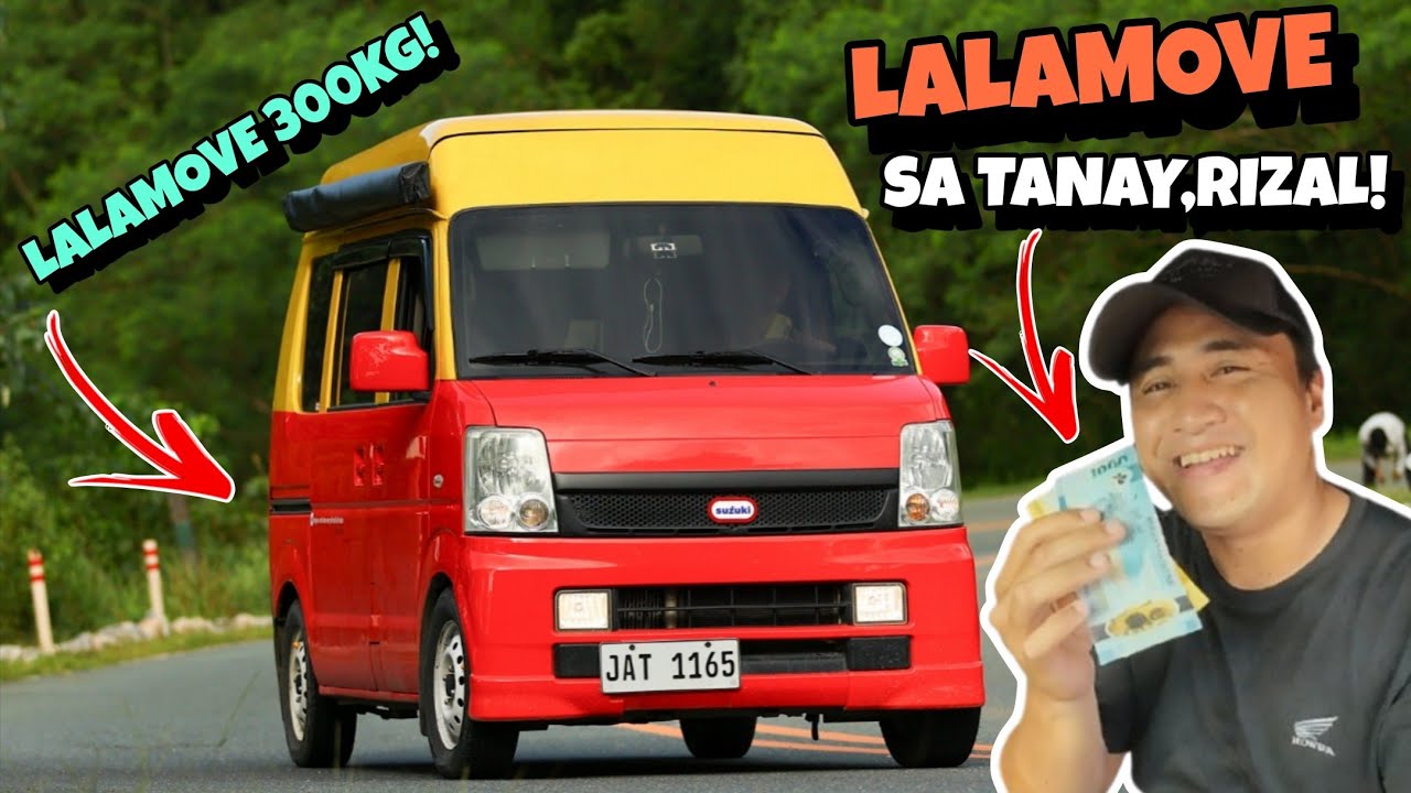 LALAMOVE -BYAHENG TANAY RIZAL LALAMOVE 4 WHEELS 300KG|SUZUKI MINIVAN|EVERYWAGON|SHEEPVLOGS