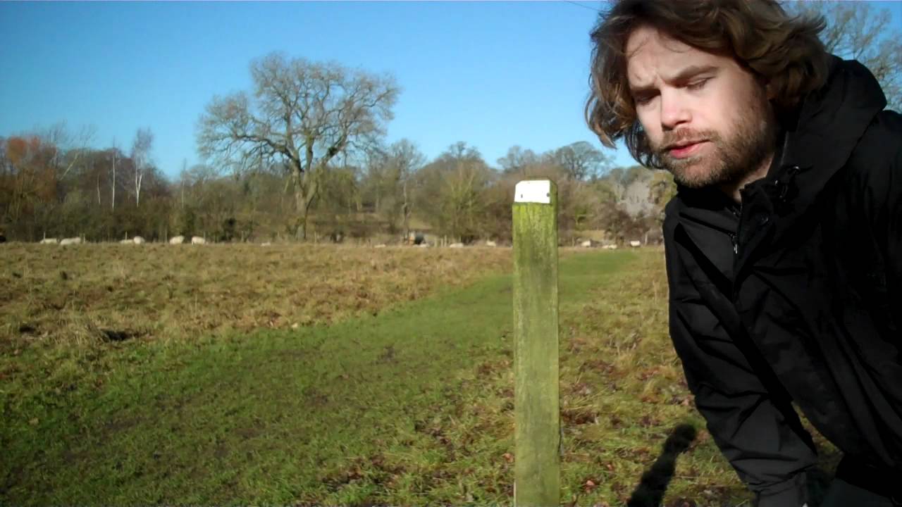Urinating in nature - Against something