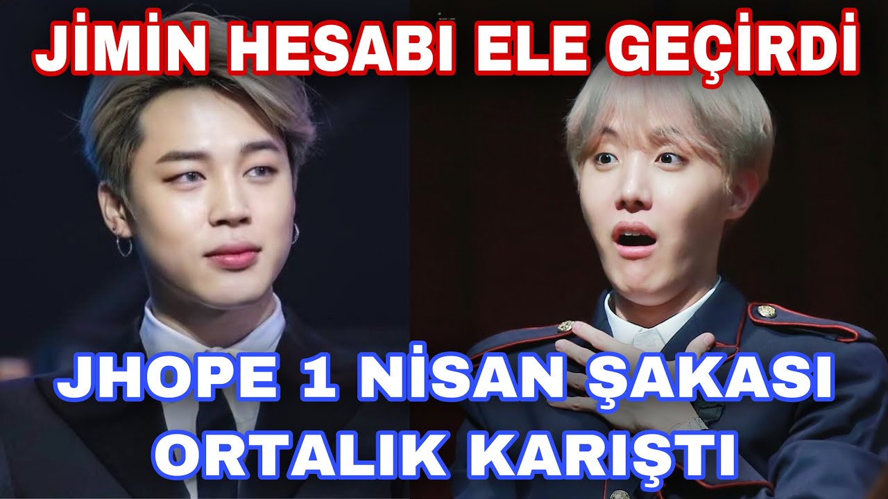 JİMİN HESABI ele geçirdi. Jhope’un şakası ortalığı karıştırdı.BTS ve 1 Nisan