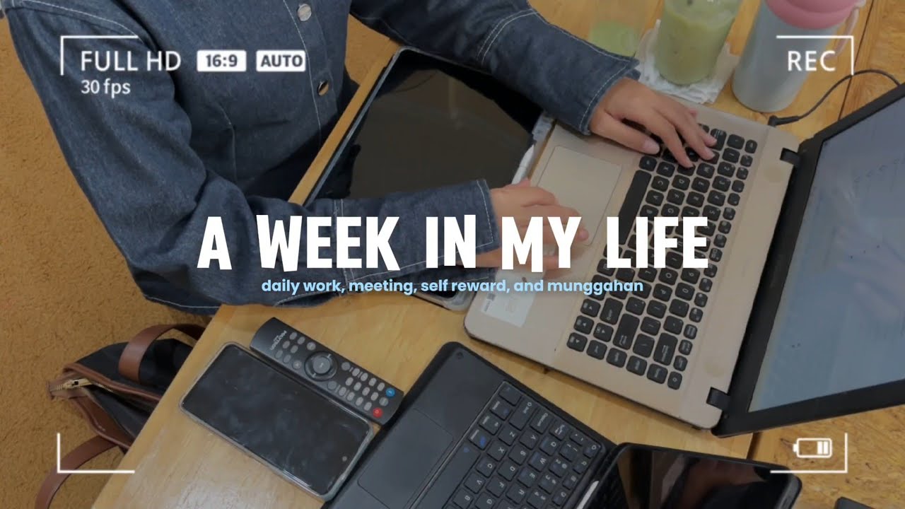 5 minutes of my week | Work & behind the scenes | A week in my life