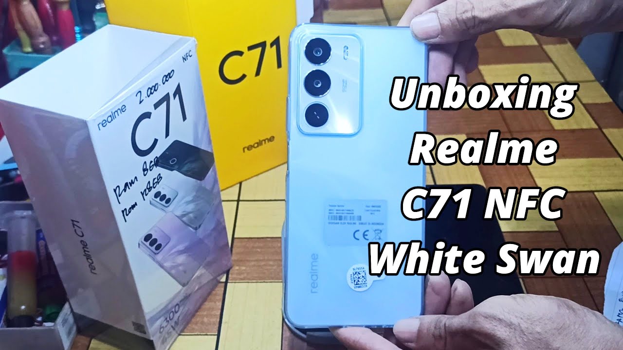 Unboxing Realme C71 NFC White Swan
