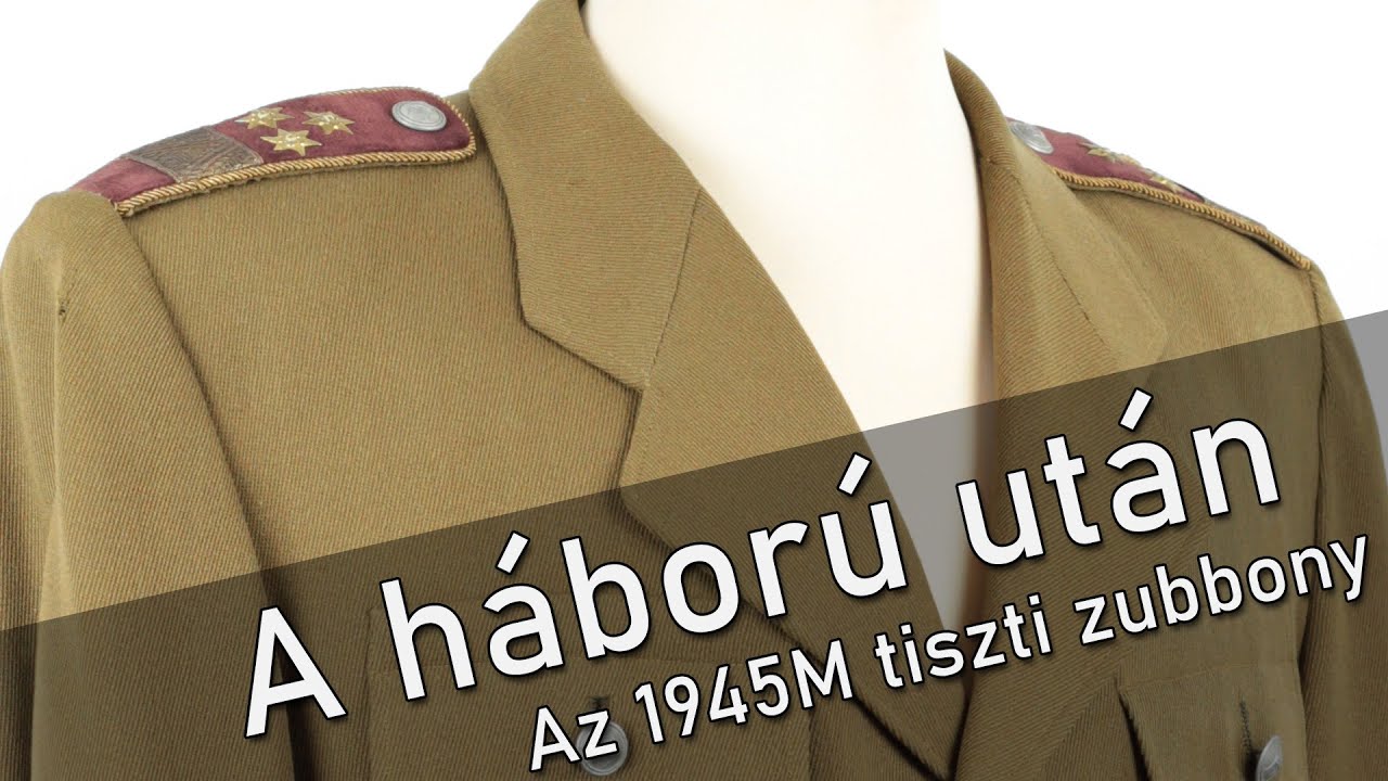 A háború után - Az 1945M tiszti zubbony