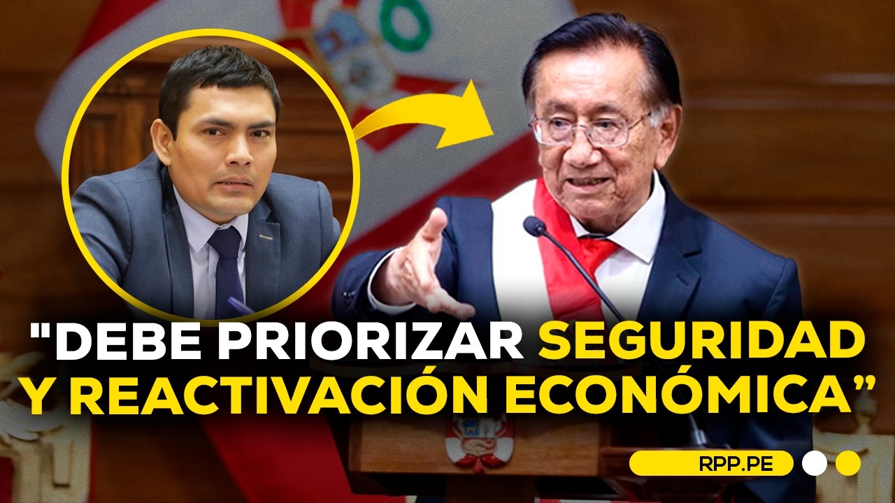 Congresista Américo Gonza: “Balcázar debe priorizar seguridad y reactivación económica” #ADNRPP