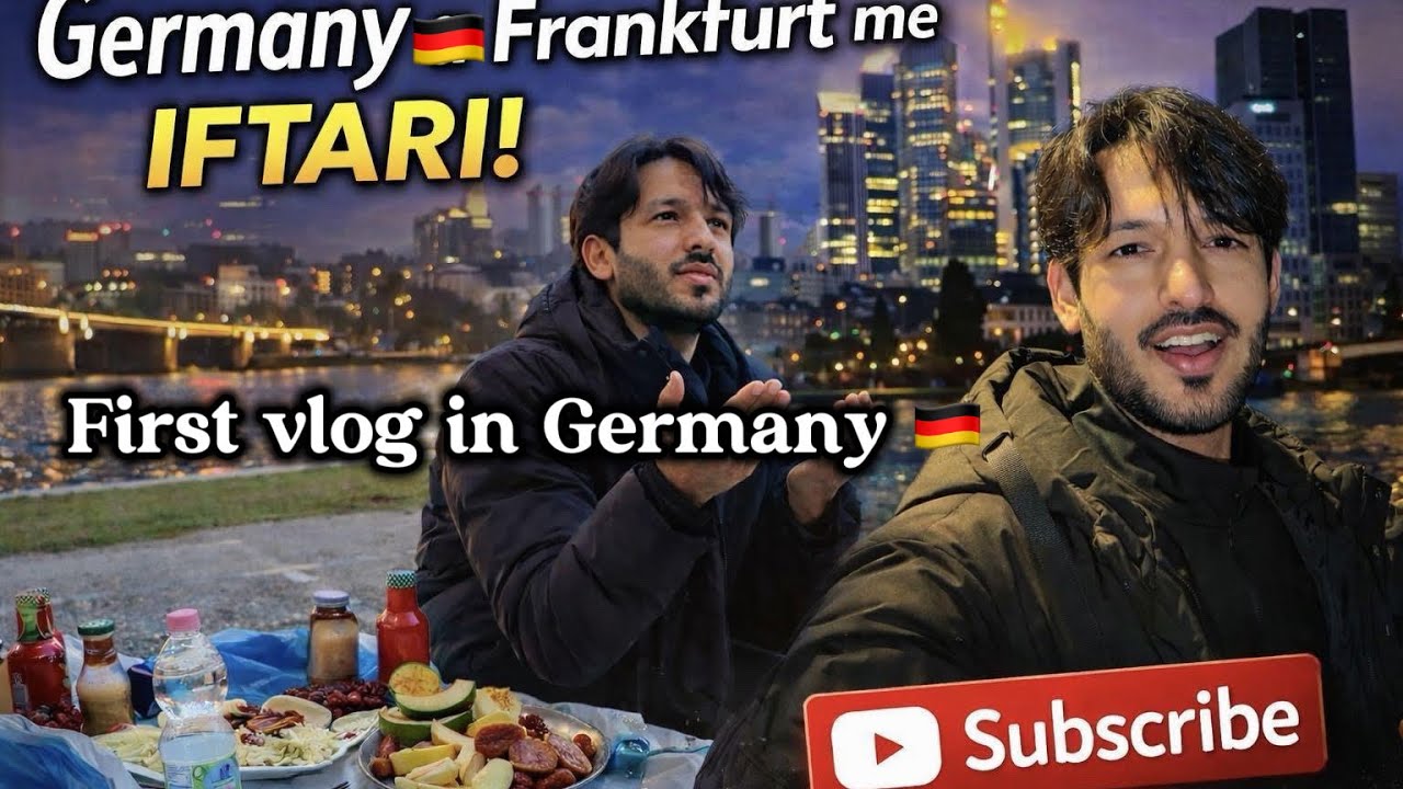 Germany me Iftari kaisi hoti hai? | Frankfurt Ramadan Vlog | Muslim Life in Germany