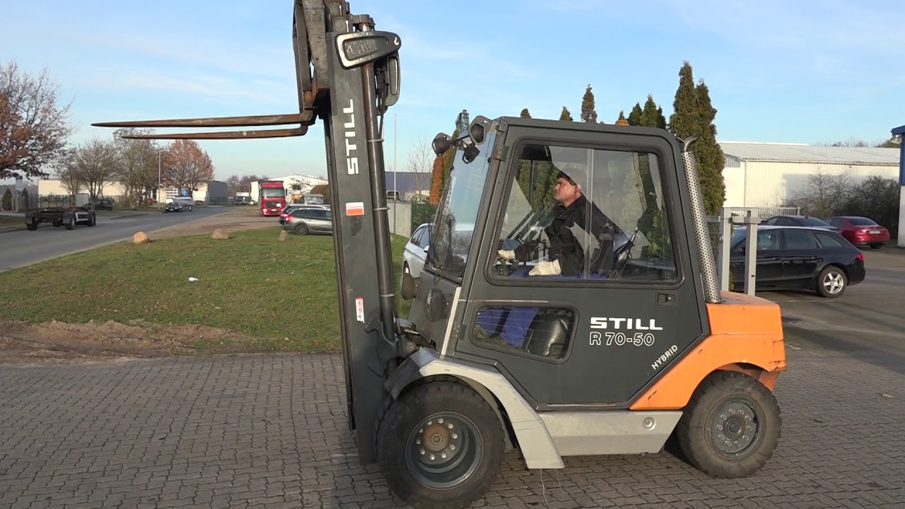 D3708 = 5.000kg Still R70-50 diesel forklift from 2010