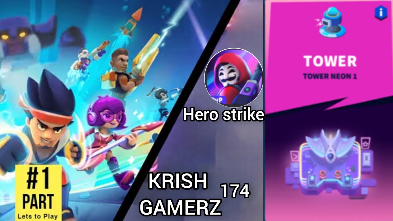 Hero strike tower gameplay online | KRISH GAMERZ 174