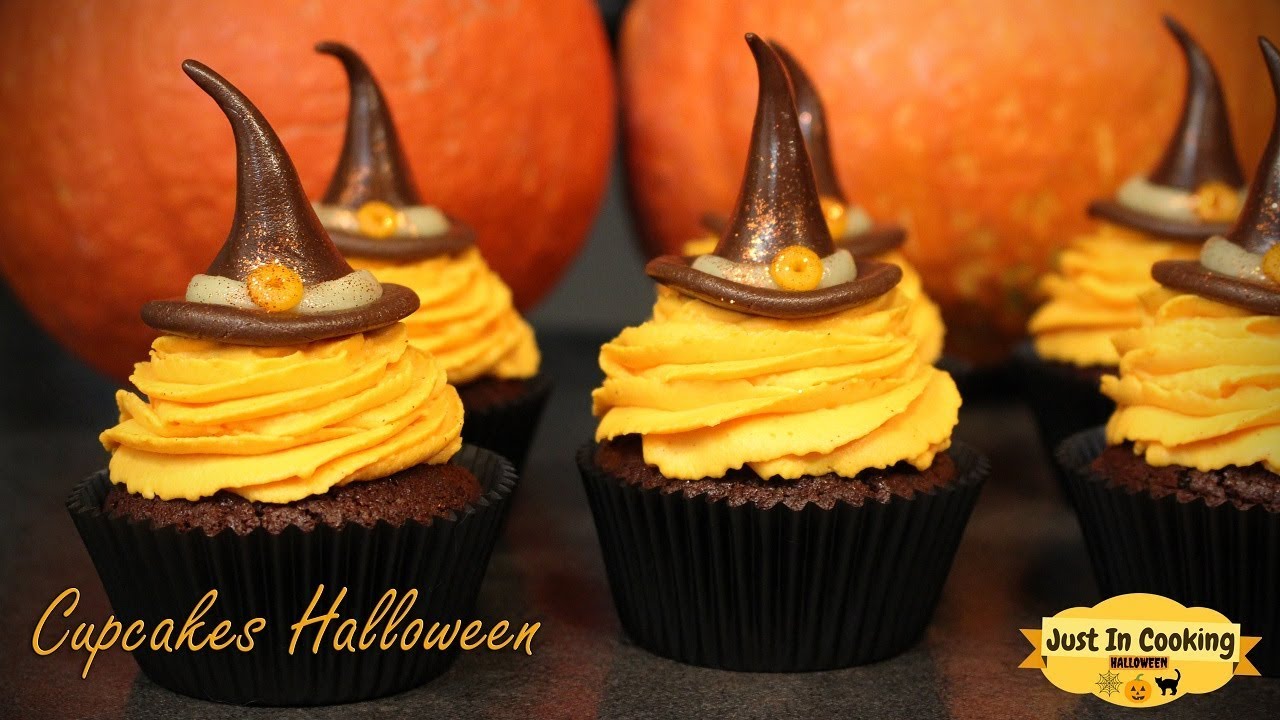 Recette de Cupcakes d'Halloween Chapeaux de Sorcière