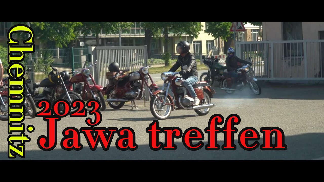 Teil 1 Jawa Treffen in Chemnitz  2023  4K  Uncut Version  ohne Musik   Teil 1