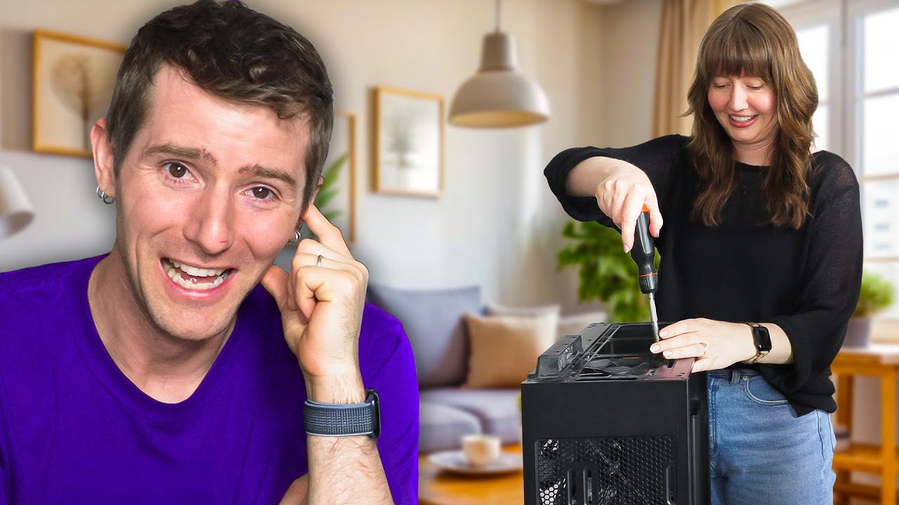 I made her Upgrade her Husband's PC - AMD $5000 Ultimate Tech Upgrade