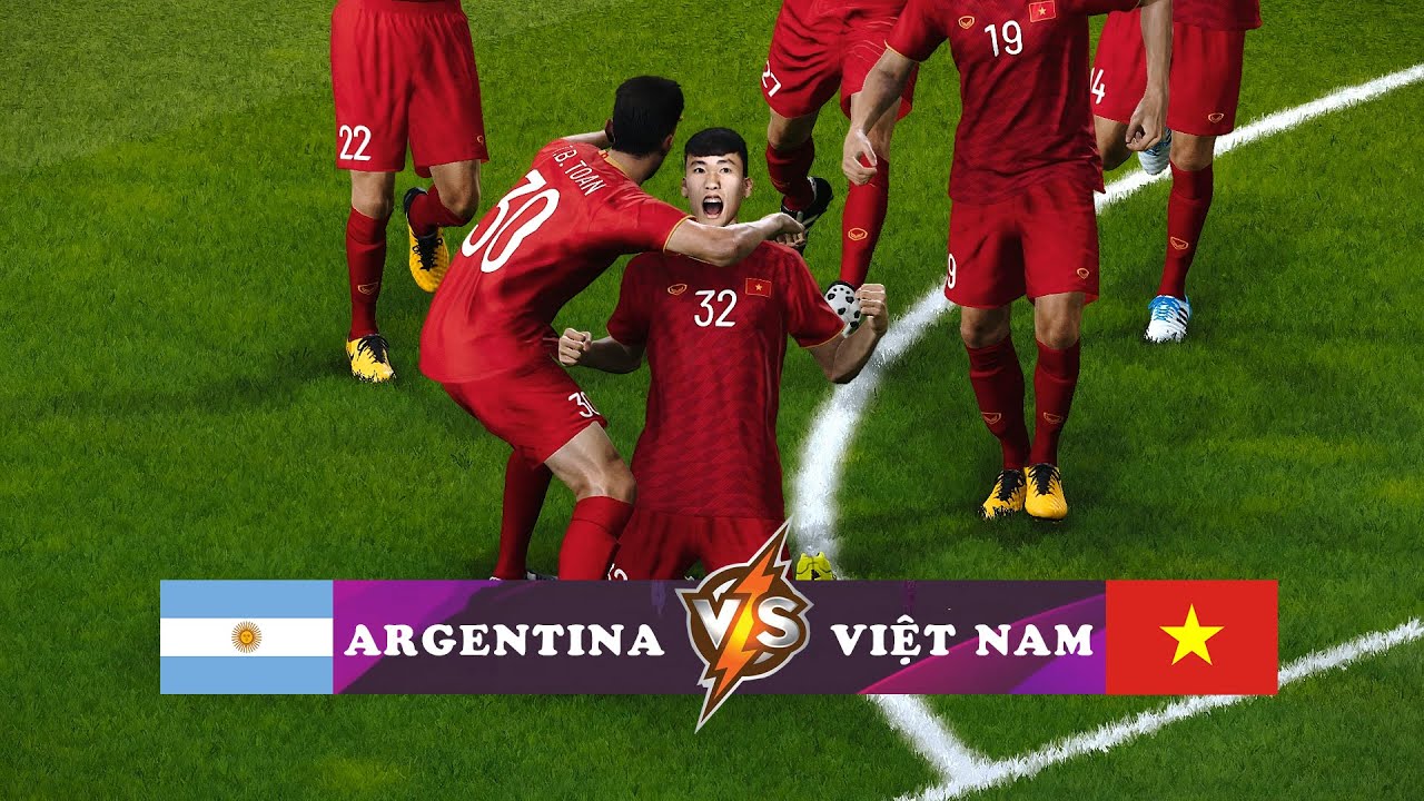 PES2020 | FIFA WORLDCUP | BÁN KẾT | ARGENTINA vs VIETNAM - Giấc mơ Bóng Đá VIỆT NAM