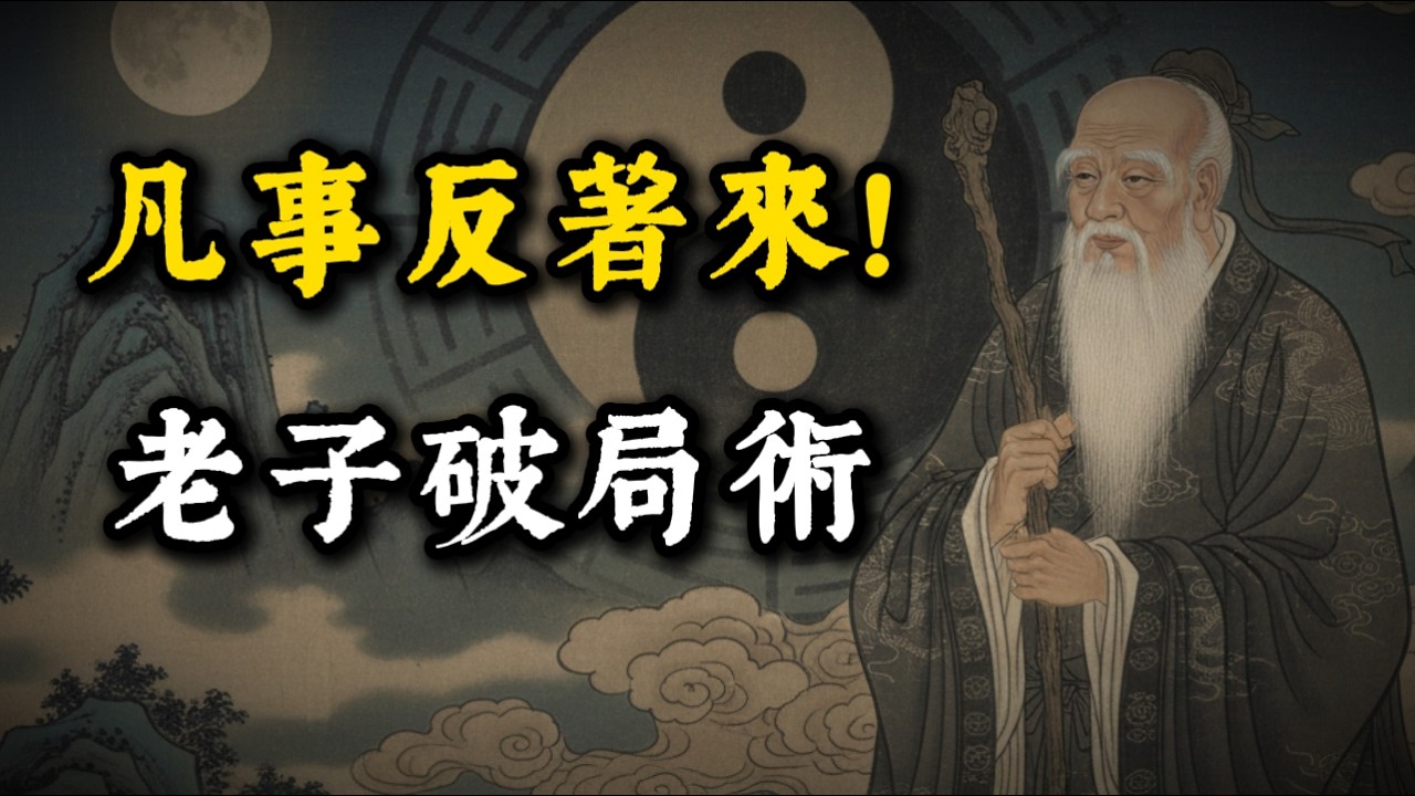 世界的運行全是反的！老子《道德經》裏最核心的6個破局思維，看懂少走10年彎路【強者謀略】