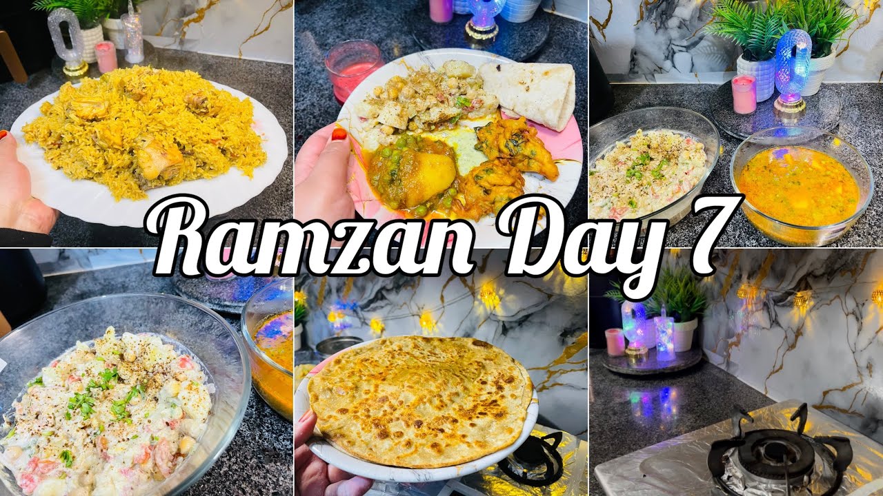 Sehri to Iftar Routine^Iftar cooking Routine //Ramzan Day 7 full Day routine 