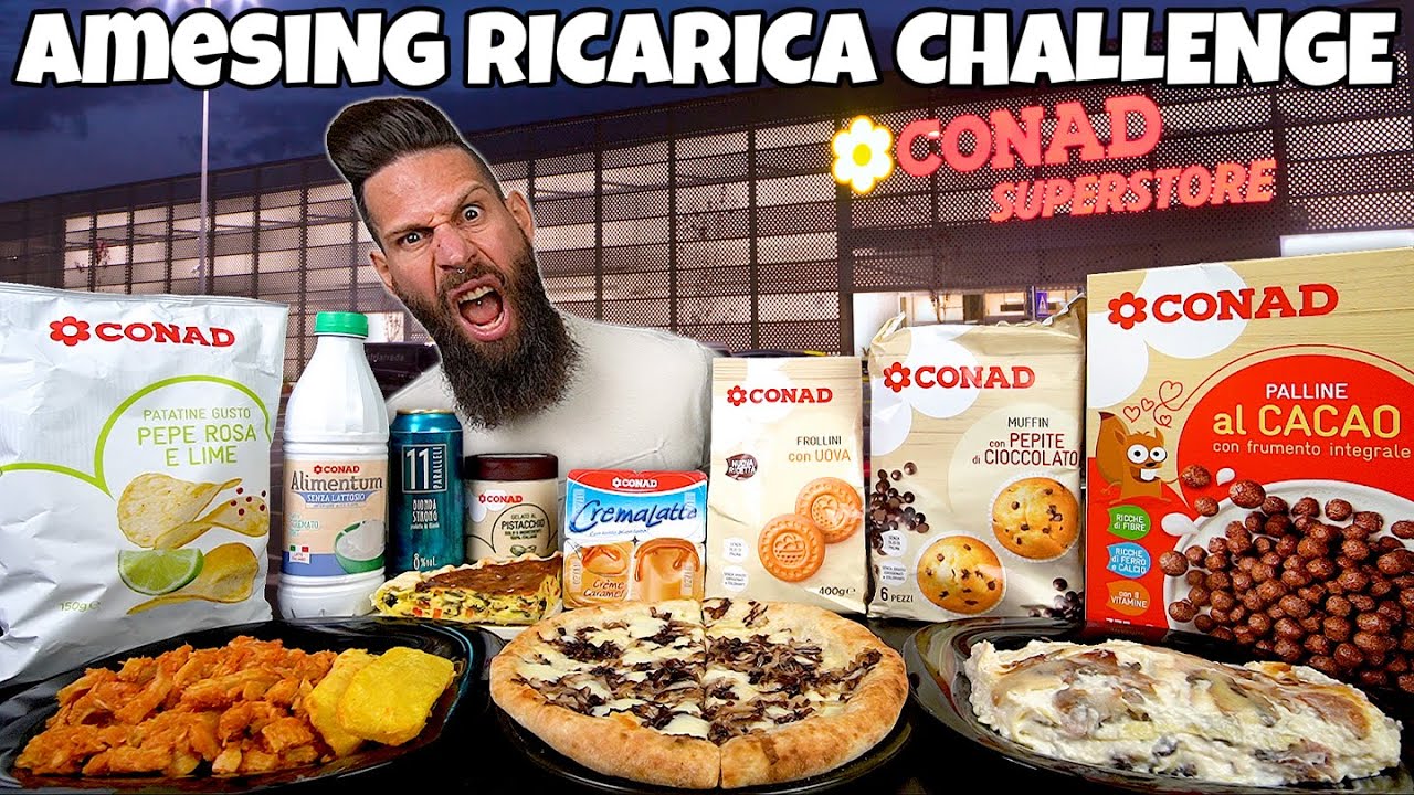 aMESIng RICARICA CHALLENGE CONAD STYLE (Episodio Speciale) - MAN VS FOOD