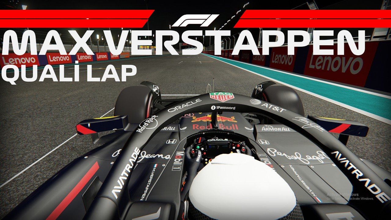 F1 2025 Abu Dhabi GP || Max Verstappen hotlap